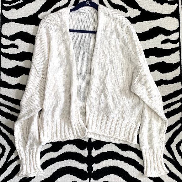 American Eagle SLOUCHY Boyfriend Open Front Cardigan - Picture 2 of 8